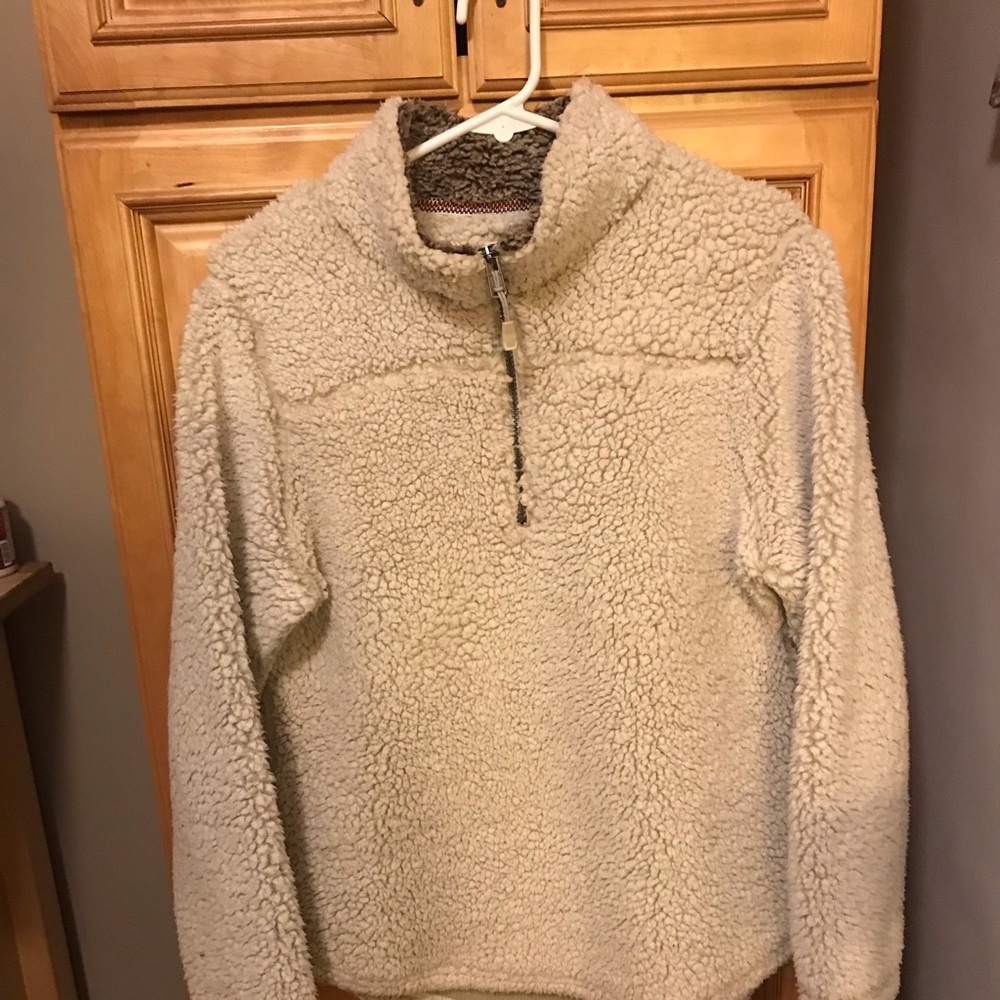 Green Tea Sherpa Pullover Fleece
